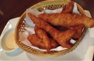 Chicken Tenders ที่ ร้านอาหาร Flann O'Brien's