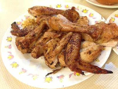 ไก่ย่าง ที่ ร้านอาหาร นิตยาไก่ย่าง ปิ่นเกล้า