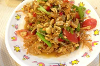 ส้มตำกรอบ ที่ ร้านอาหาร นิตยาไก่ย่าง ปิ่นเกล้า