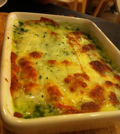 Baked Spinach w/ Cheese @124 ที่ ร้านอาหาร HAP de NOUS The Promenade