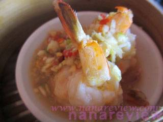 กุ้งหางหงษ์สามรส ที่ ร้านอาหาร ซิน เทียน ตี้ Crowne Plaza Bangkok Lumpini Park