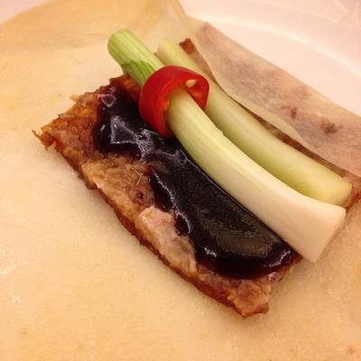 Peking Duck Ready To Wrap ที่ ร้านอาหาร Ah Yat Abalone Forum Restaurant