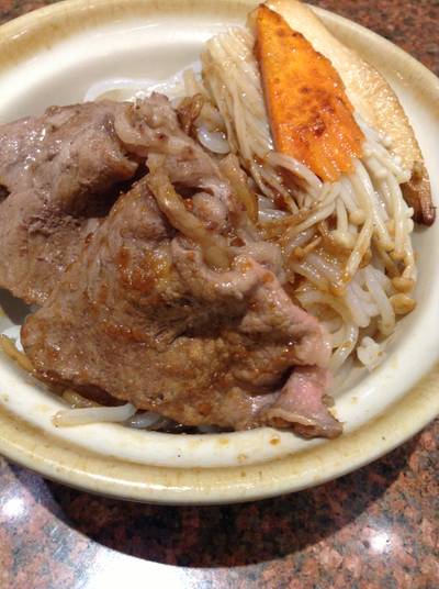 ข้าวหน้าเนื้อ ที่ ร้านอาหาร Zen The Mall บางแค