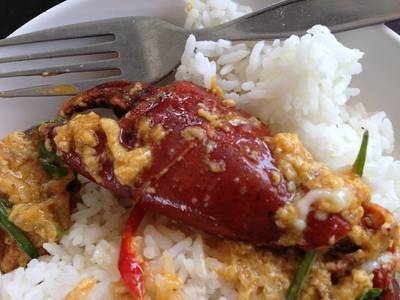 กล้ามปู ที่ ร้านอาหาร มุมอร่อย นาเกลือ