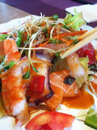 Kaisen Salad ที่ ร้านอาหาร FUMi Japanese Cuisine Promenade
