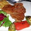 สเต็กเนื้อริบอาย ที่ ร้านอาหาร แสงทองบูรพา