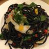 สปเก็ตตี้เส้นดำผัดพริกกระเทียม ที่ ร้านอาหาร Bon Vivant (บอง วีวอง)