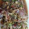 ยำหอยแครง ที่ ร้านอาหาร แซ่บวัน ตำซั่ว