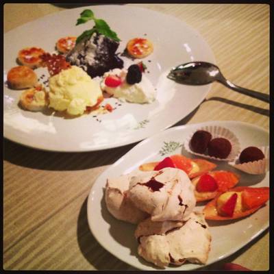 Chocolate Lava ที่ ร้านอาหาร L'ULIVO