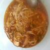 เส้นเล็กต้มยำไม่ใส่ถั่ว ฟินนน ที่ ร้านอาหาร ก๋วยเตี๋ยวหมูมะนาวแม่บุญมี