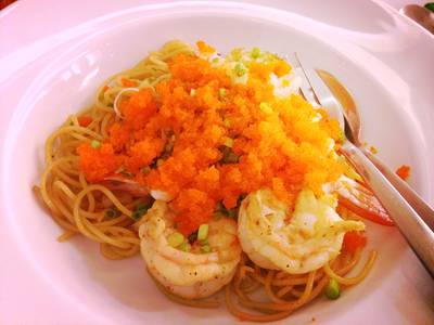 Spaghetti Ebiko สปาเกตตี้ไข่กุ้ง เมนูนี้ใครมาก็ต้องลอง  ที่ ร้านอาหาร HAP de NOUS The Promenade