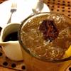 ชามะลิบ๊วย พร้อมถ้วยน้ำเชื่อมเติมความหวานตามต้องการ ที่ ร้านอาหาร คุณเชิญ มังสวิรัติ