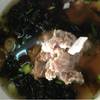แกงจีดสาหร่าย กระดูกหมู ที่ ร้านอาหาร บุเรงนองบะหมี่เกี๊ยวกุ้ง