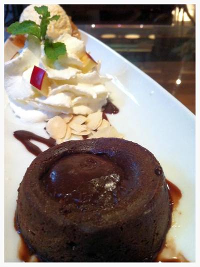 Chocolate Lava ที่ ร้านอาหาร The Fabulous Bar & Dessert Cafe