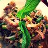 น้ำตกหมู แซ่บอีหลีค่ะ ที่ ร้านอาหาร หมูตกครก
