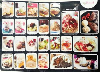 เมนูแพนเค้กหลากหลาย ที่ ร้านอาหาร Pancake Cafe Siam Paragon