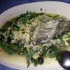 ปลากะพงนึ่งมะนาว ที่ ร้านอาหาร PIER 39