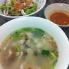 ข้าวต้มปลา ปลาลวก น้ำจิ้มเด็ด แซบ ที่ ร้านอาหาร ฮ้อข้าวต้มปลา (กิมโป้)
