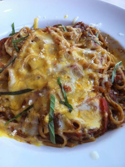 Rustic Sausage Pasta ไม่โดน ที่ ร้านอาหาร Tony Roma's Terminal 21