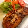 Salmon Steak ที่ ร้านอาหาร เชฟถนอม