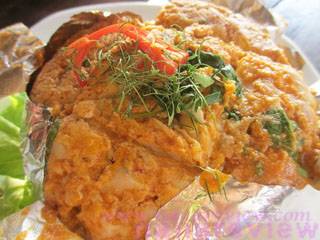 ห่อหมกทะเล ที่ ร้านอาหาร บ้านระเบียงน้ำ