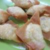 เกี๊ยวกุ้งทอด ที่ ร้านอาหาร สุกี้เอี้ยว-ฮั้ว 2498