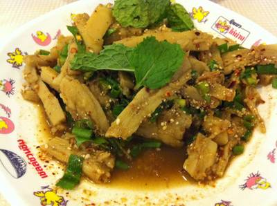 ซุปหน่อไม้ ที่ ร้านอาหาร นิตยาไก่ย่าง ปิ่นเกล้า