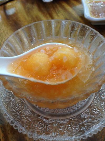 แคนตาลูปสาคู ที่ ร้านอาหาร ครัวในบ้าน