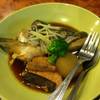Uomasa หัวปลาต้มซีอิ๊ว ที่ ร้านอาหาร Uomasa (อุโอะมาสะ)