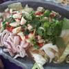 หมึกไข่นึ่งมะนาว  ที่ ร้านอาหาร ครัวแสวง ซีฟู้ด