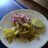 เครื่องเคียง ที่ ร้านอาหาร ข้าวซอยเชียงใหม่
