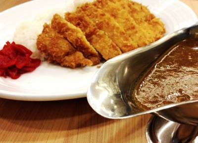 ข้างแกงกะหรี่สันนอก ที่ ร้านอาหาร Katsu King X Siam