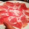 เนื้อหมู ที่ ร้านอาหาร Tazu Shabu Yaki