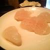 เนื้อปลากะพง ที่ ร้านอาหาร Tazu Shabu Yaki
