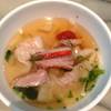 เกี๊ยวกุ้งล้วน65.-฿ ที่ ร้านอาหาร ฮั่วเซ่งฮง หูฉลาม ศาลายา