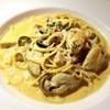 สปาเกตตี้หอยแมงภู่นิวซีแลนด์ซอสกุ้ง ที่ ร้านอาหาร Tuscany Thai Cuisine