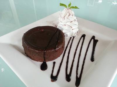 chocolate lava ที่ ร้านอาหาร Melt Me ทองหล่อ 10