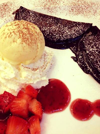 angel & demon ที่ ร้านอาหาร Pancake Cafe Siam Paragon