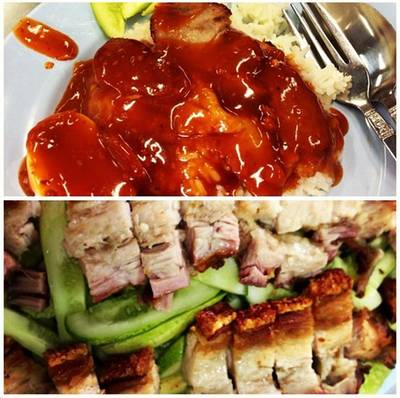 ร้านอาหาร ข้าวหมูแดง-หมูกรอบธานี