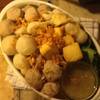 ลูกชิ้นรวมลวกจิ้ม ที่ ร้านอาหาร บ้านสบาย cafe&bar