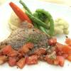 Seabass ที่ ร้านอาหาร Aubergine Restaurant