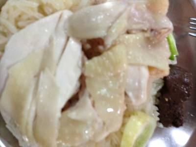 ข้าวมันไก่ ที่ ร้านอาหาร เจิน เจิน ต้นตำหรับ