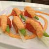 แซลมอนราดซอสไข่ปลา ที่ ร้านอาหาร Fuji Nawamin City Avenue