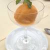 Orange Sorbet Icecream ที่ ร้านอาหาร Aubergine Restaurant