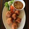 ทอดมันไข่เค็ม ที่ ร้านอาหาร ต้นน้ำ บางปะอิน