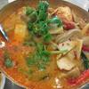 ต้มยำกุ้งน้ำข้น ที่ ร้านอาหาร ครัวดอกไม้ขาว