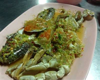 ปูม้าดอง ขีดละ@70 ที่ ร้านอาหาร ชัยโภชนา