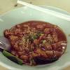 บะหมี่หน้าไก่ ที่ ร้านอาหาร ห้องอาหารพูนเลิศ เหลาะงาทิ้น ห้าแยกพลับพลาไชย