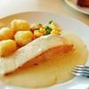 Salmon Chive Sauce ที่ ร้านอาหาร IKEA บางนา