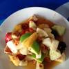 ส้มตำผลไม้ ที่ ร้านอาหาร น้องเมย์